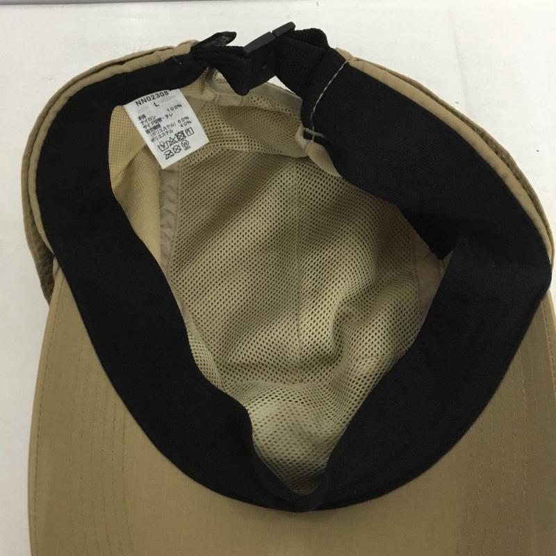 ザノースフェイス THE NORTH FACE 帽子 キャップ NN02308 サンシールドキャップ ロゴ、文字 ベージュ / ベージュ /  メンズ USED 古着 中古 10137145