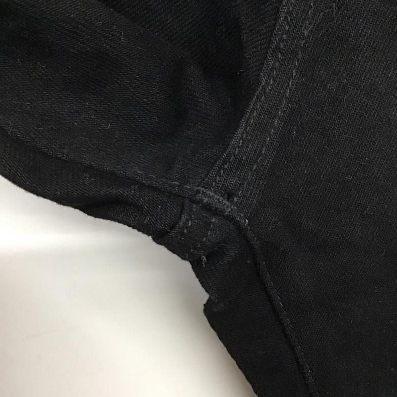 ナノユニバース nano・universe パンツ デニム、ジーンズ 668-2227205 ストレートパンツ デニムパンツ M 無地 黒 / ブラック /  メンズ USED 古着 中古 10140866