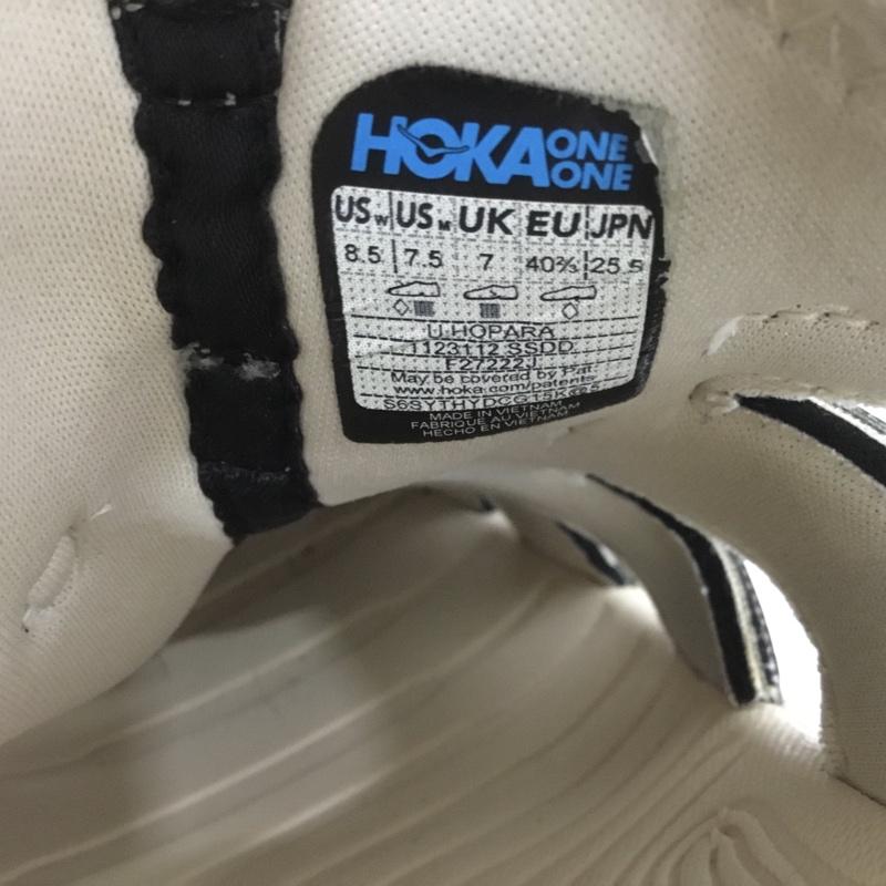 ホカオネオネ HOKA ONEONE サンダル サンダル 1123112 SSDD マウンテンサンダル 水陸両用 HOPARA 25.5cm 25.5cm ロゴ、文字 ベージュ / ベージュ /  メンズ USED 古着 中古 10140191