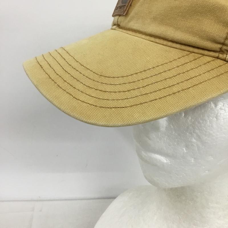 カーハート Carhartt 帽子 キャップ 100141 コットン ロゴ、文字 ベージュ / ベージュ /  メンズ USED 古着 中古 10131950