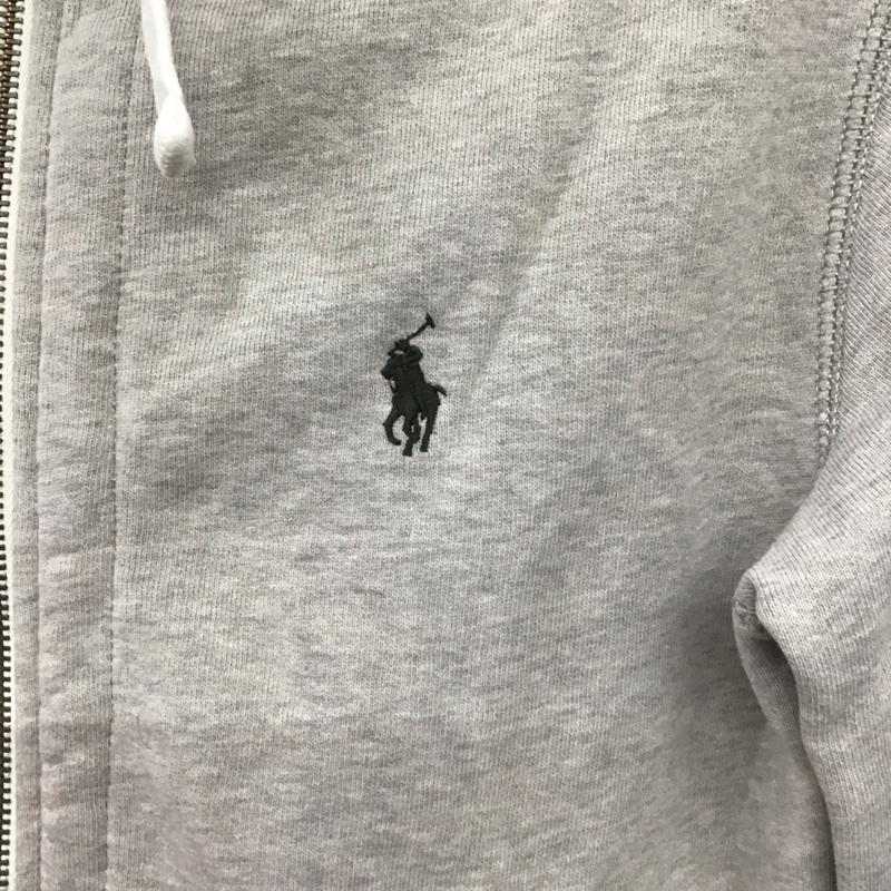 ポロバイラルフローレン Polo by RALPH LAUREN パーカー 長袖 ジップパーカー S 無地 灰 / グレー /  メンズ USED 古着 中古 10142898