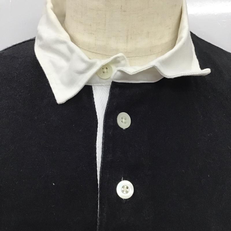 ディセンダント DESCENDANT カットソー 長袖 長袖カットソー ポロシャツ プリントカットソー 2 ロゴ、文字 白 / ホワイト / X 黒 / ブラック /  メンズ USED 古着 中古 10112703