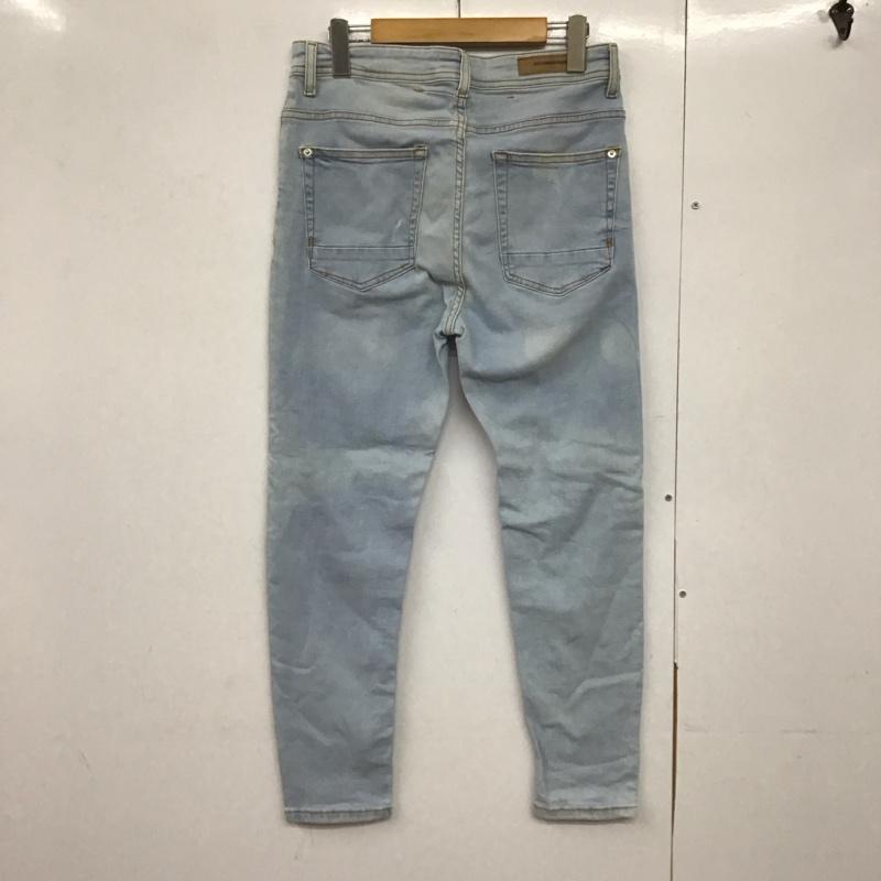 ザラ ZARA パンツ デニム、ジーンズ 40 無地 水色 / ライトブルー /  レディース USED 古着 中古 10142874