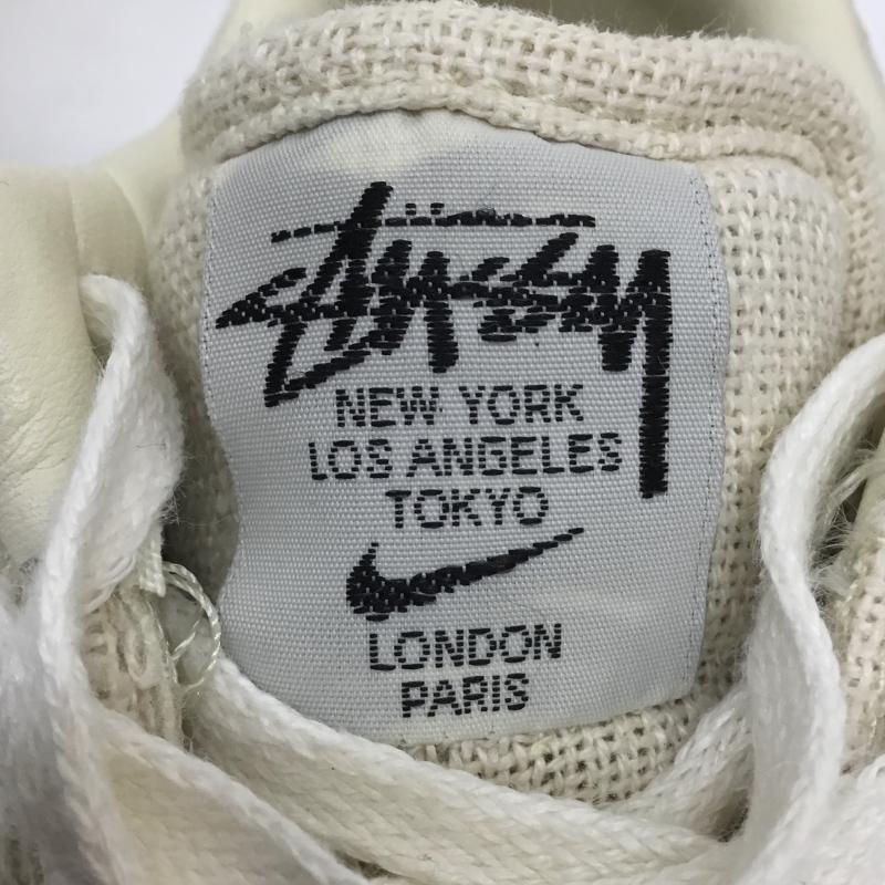 ナイキ NIKE スニーカー スニーカー CZ9084-200　Stussy × Nike Air Force 1 Low Fossil Stone　ステューシー 25.0cm ロゴ、文字 ベージュ / ベージュ /  メンズ USED 古着 中古 10129388