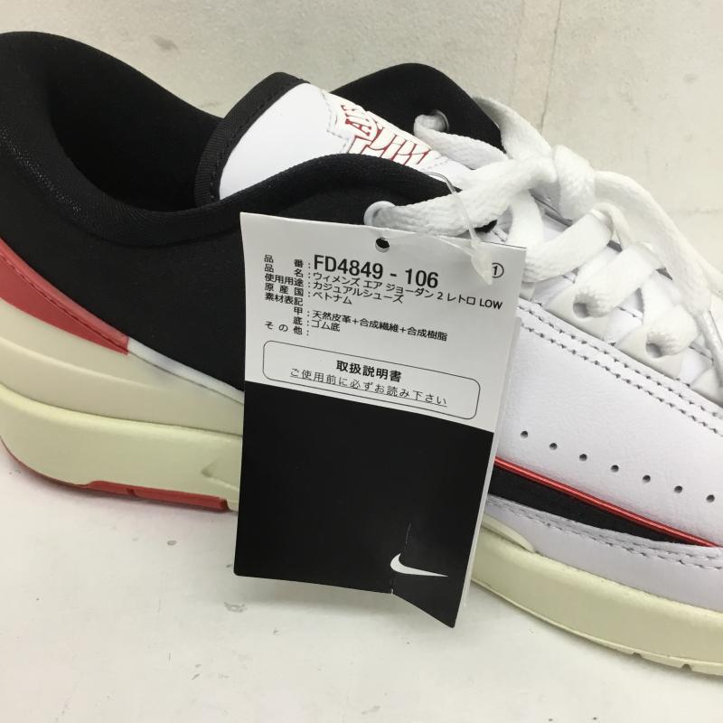 ナイキ NIKE スニーカー スニーカー NIKE WMNS AIR JORDAN 2 RETRO LOW FD4849-106 28.5cm  白 / ホワイト / X 赤 / レッド / X 黒 / ブラック /  メンズ USED 古着 中古 10129224