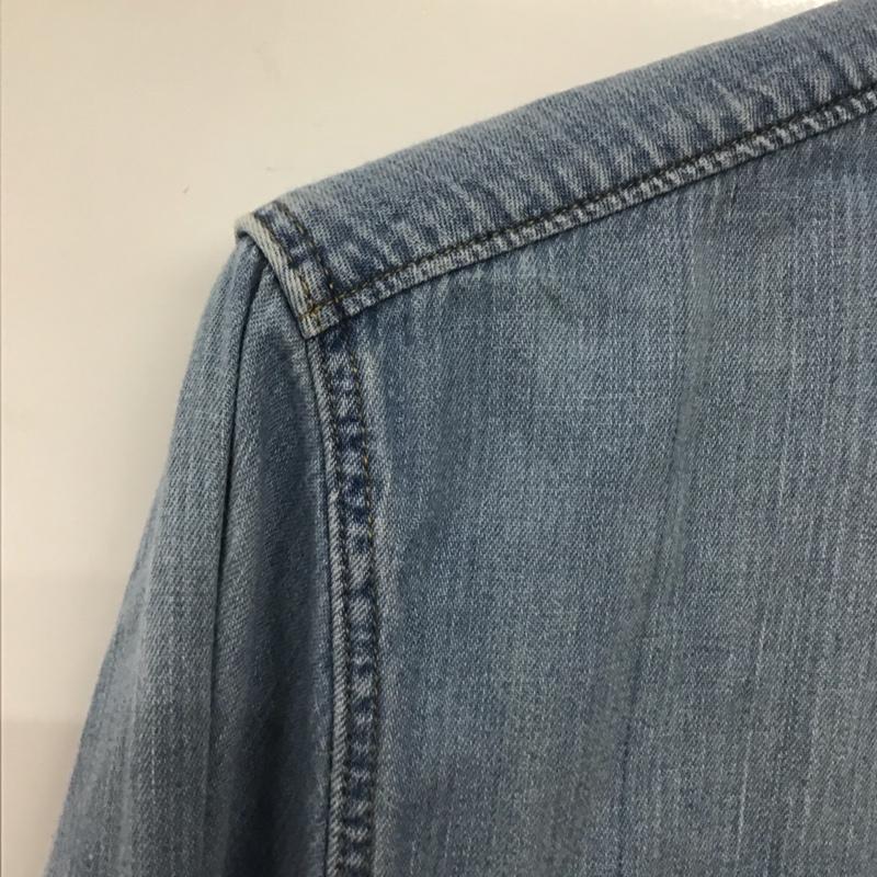 リーバイス Levi s シャツ、ブラウス 長袖 S 無地 水色 / ライトブルー /  メンズ USED 古着 中古 10130021