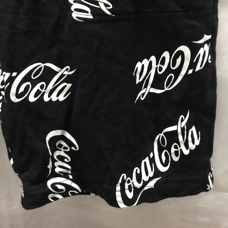 ジーユー GU パンツ ショートパンツ コカ・コーラ S ロゴ、文字 黒 / ブラック /  メンズ USED 古着 中古 10110700