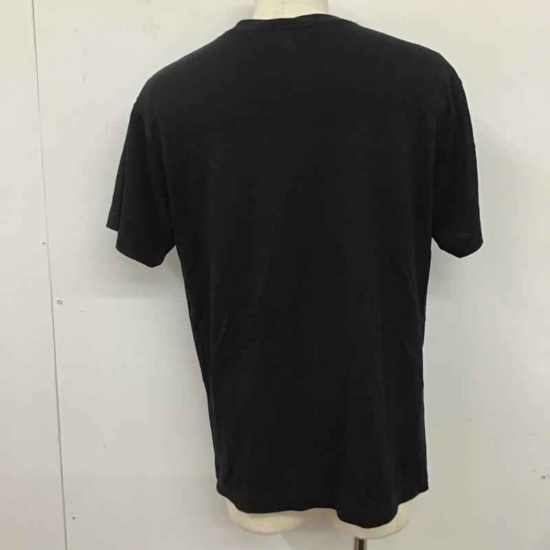 モンベル mont-bell Tシャツ 半袖 2104801 KAMICOT 半袖カットソー クルーネックカットソー L ロゴ、文字 黒 / ブラック /  メンズ USED 古着 中古 10125924