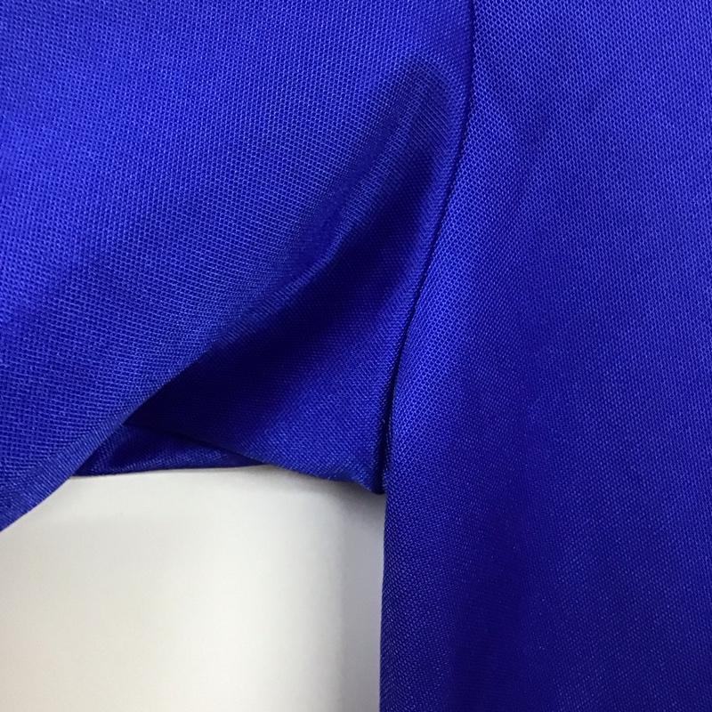 アディダス adidas Tシャツ 半袖 プリント X ロゴ、文字 青 / ブルー /  メンズ USED 古着 中古 10128481