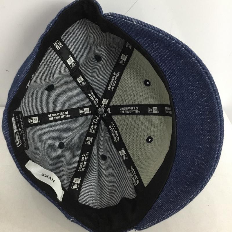 ハイク HYKE 帽子 キャップ NEW ERA デニムキャップ ワンポイント 青 / ブルー /  メンズ USED 古着 中古 10145787