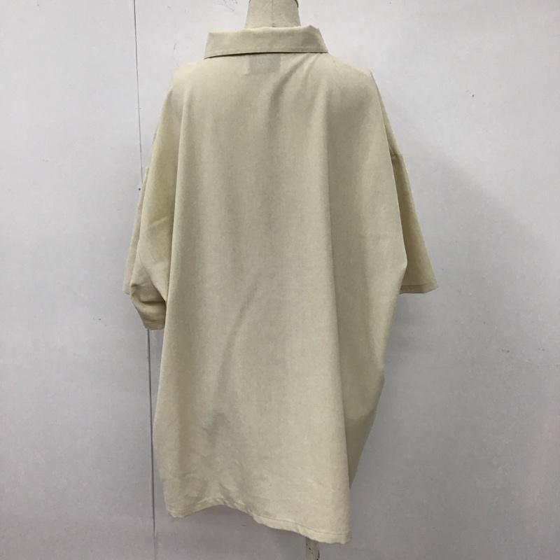 ジュエティ jouetie シャツ、ブラウス 半袖 082040400101-04 カンフーシャツ M 刺繍 アイボリー / アイボリー /  レディース USED 古着 中古 10107968