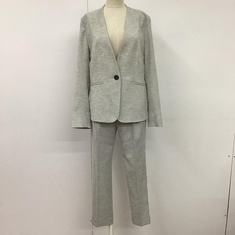 インディヴィ INDIVI スーツ パンツスーツ セットアップ 無地 灰 / グレー /  レディース USED 古着 中古 10106651