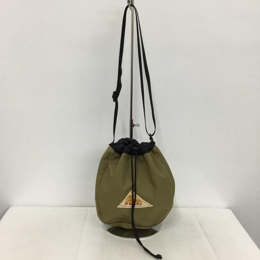 ケルティ KELTY ショルダーバッグ ショルダーバッグ キンチャク ショルダー 巾着 ロゴ、文字 ベージュ / ベージュ / X 黒 / ブラック /  メンズ USED 古着 中古 10148455