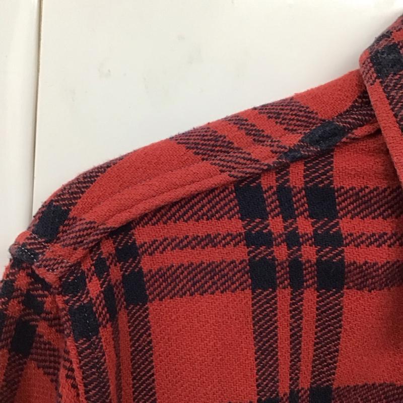 ゴールド GOLD シャツ、ブラウス 長袖 長袖シャツ チェックシャツ カラーシャツ L チェック マルチカラー / マルチカラー /  メンズ USED 古着 中古 10130535