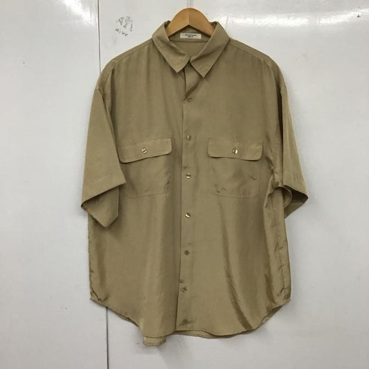 フリークスストア FREAK S STORE シャツ、ブラウス 半袖 半袖シャツ 無地シャツ ポケットシャツ FREE 無地 ベージュ / ベージュ /  メンズ USED 古着 中古 10128780