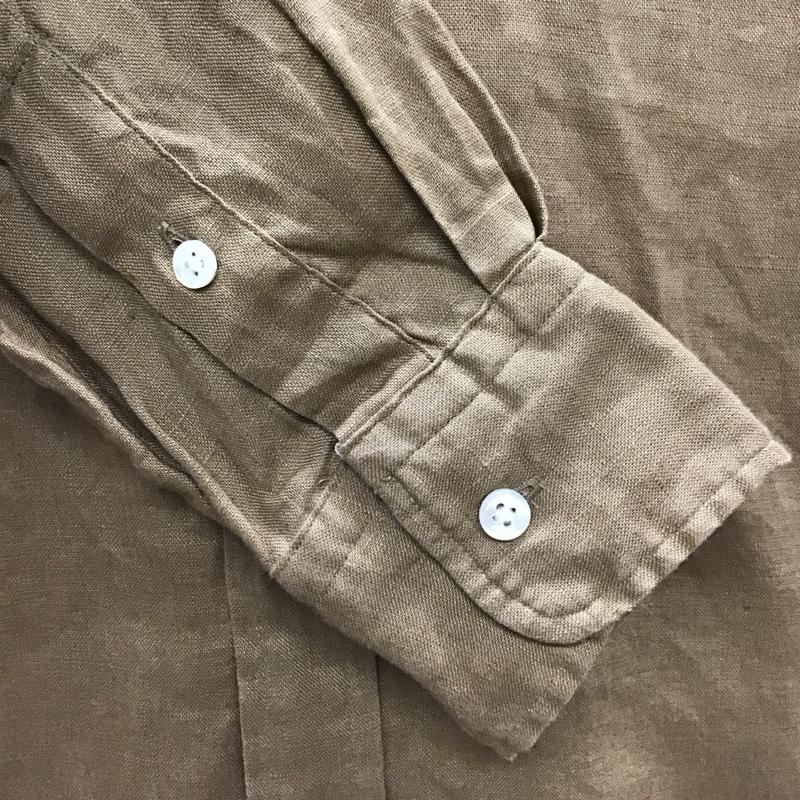 ポロバイラルフローレン Polo by RALPH LAUREN シャツ、ブラウス 長袖 XS 無地 ベージュ / ベージュ /  メンズ USED 古着 中古 10122017