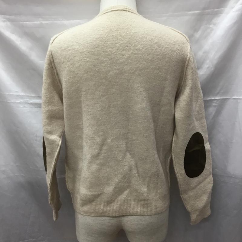 クリケット Cricket ニット、セーター 長袖 長袖ニットカットソー ニット セーター Vネックニット L 無地 ベージュ / ベージュ /  メンズ USED 古着 中古 10113358