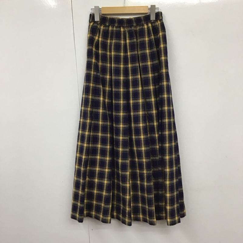 フリークスストア FREAK S STORE スカート ロングスカート FREE チェック マルチカラー / マルチカラー /  レディース USED 古着 中古 10130344