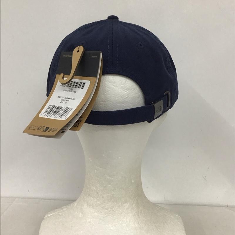 ザノースフェイス THE NORTH FACE 帽子 キャップ NF0A4VSV RECYCLED 66 CLASSIC HAT タグ付き ロゴ、文字 紺 / ネイビー /  メンズ USED 古着 中古 10132513
