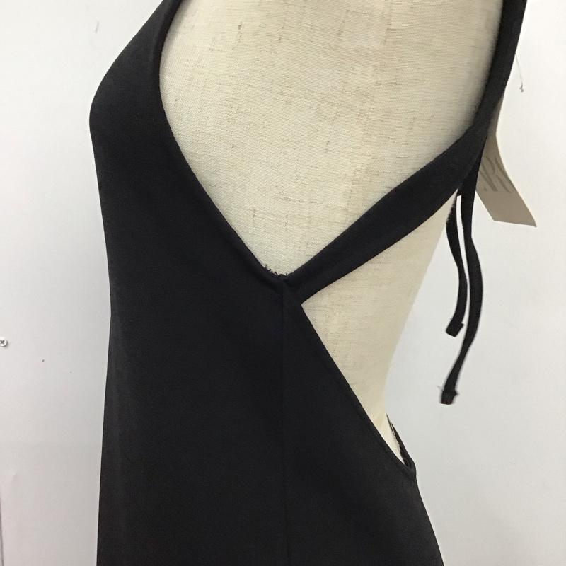 ザラ ZARA ワンピース ロングスカート 5039 335 800 ノースリーブ タグ付き バックオープン S 無地 黒 / ブラック /  レディース USED 古着 中古 10112948