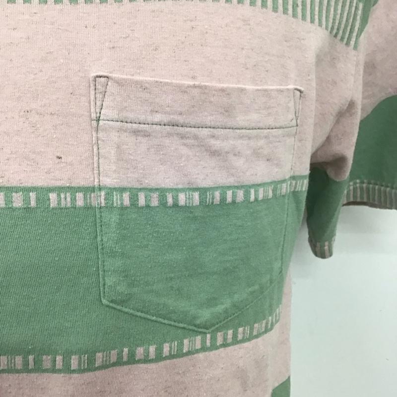 レミ レリーフ REMI RELIEF カットソー 半袖 半袖カットソー プリントTシャツ クルーネックカットソー S ボーダー柄 マルチカラー / マルチカラー /  メンズ USED 古着 中古 10113135