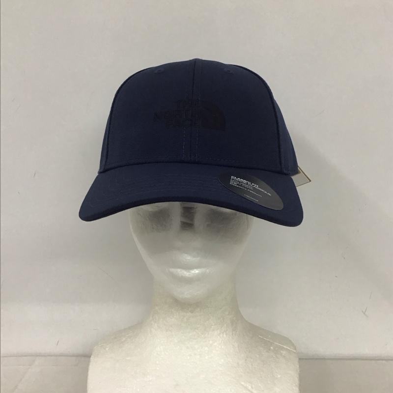 ザノースフェイス THE NORTH FACE 帽子 キャップ NF0A4VSV RECYCLED 66 CLASSIC HAT タグ付き ロゴ、文字 紺 / ネイビー /  メンズ USED 古着 中古 10132513