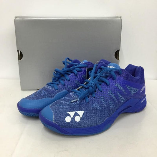 ヨネックス YONEX スニーカー スニーカー SHBA3M パワークッション エアラス3メン バドミントンシューズ 24.5cm 箱有 24.5cm ロゴ、文字 青 / ブルー /  レディース USED 古着 中古 10147952