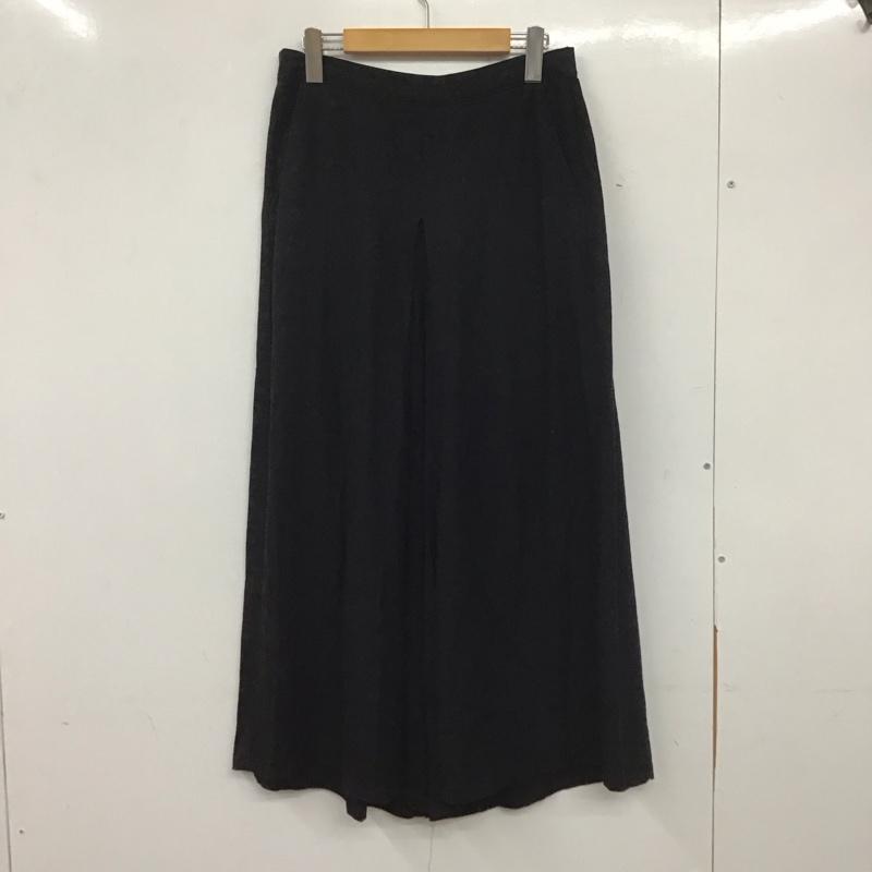 ニコアンド niko and... ボトムス ボトムス ST72CL02AD ワイドパンツ ハカマパンツ L 無地 黒 / ブラック /  レディース USED 古着 中古 10138872