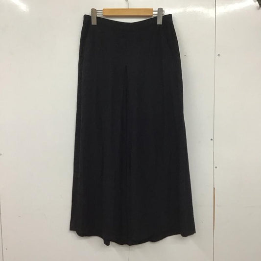 ニコアンド niko and... ボトムス ボトムス ST72CL02AD ワイドパンツ ハカマパンツ L 無地 黒 / ブラック /  レディース USED 古着 中古 10138872