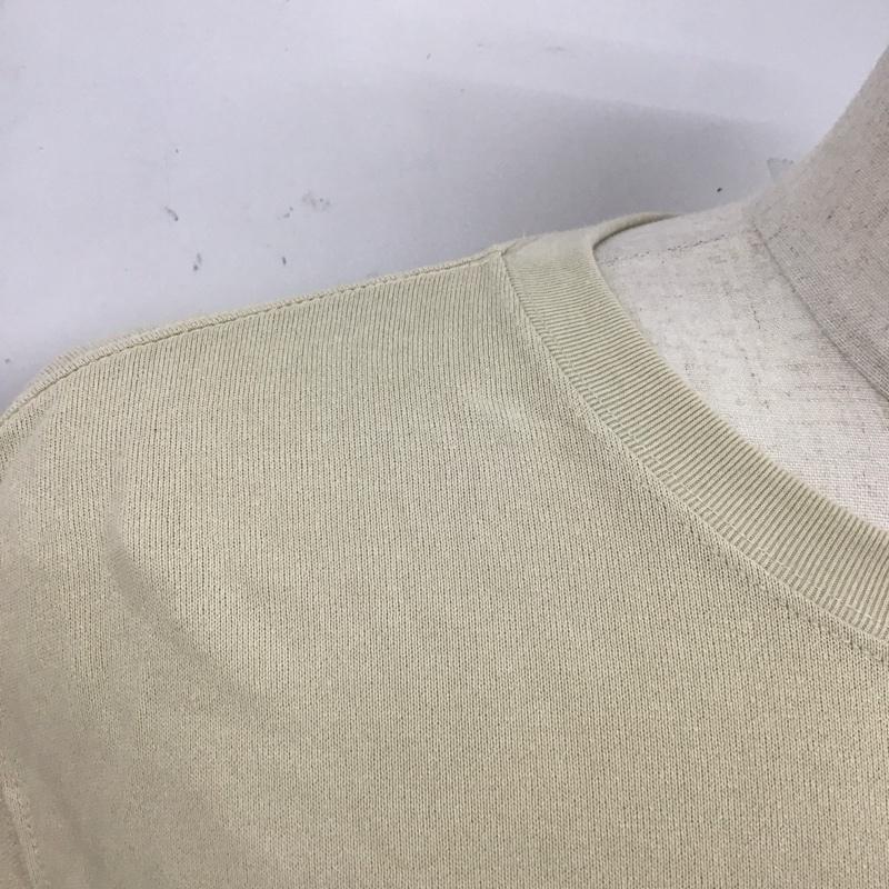 モンベル mont-bell Tシャツ 半袖 2104801 KAMICOT 半袖カットソー クルーネックカットソー L 無地 ベージュ / ベージュ /  メンズ USED 古着 中古 10125921