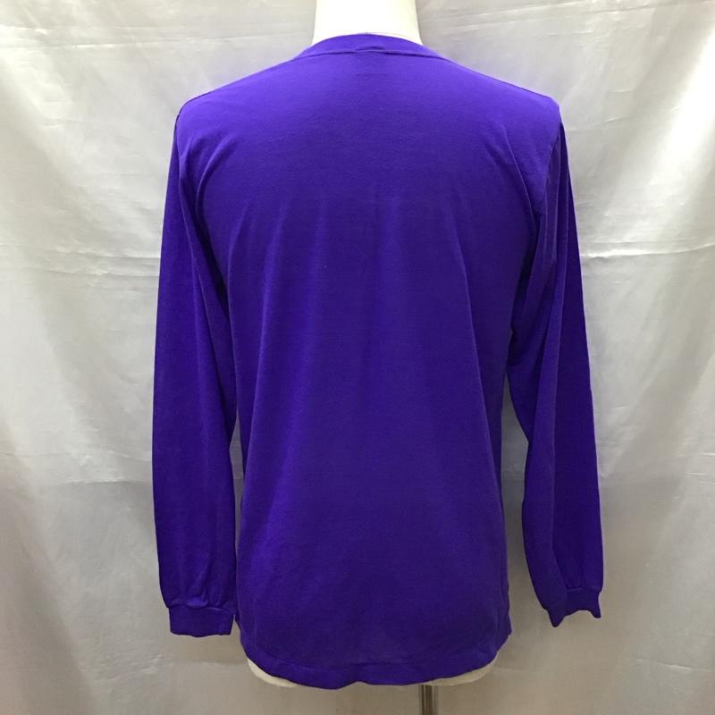 モンベル mont-bell Tシャツ 長袖 M ロゴ、文字 紫 / パープル /  メンズ USED 古着 中古 10122041