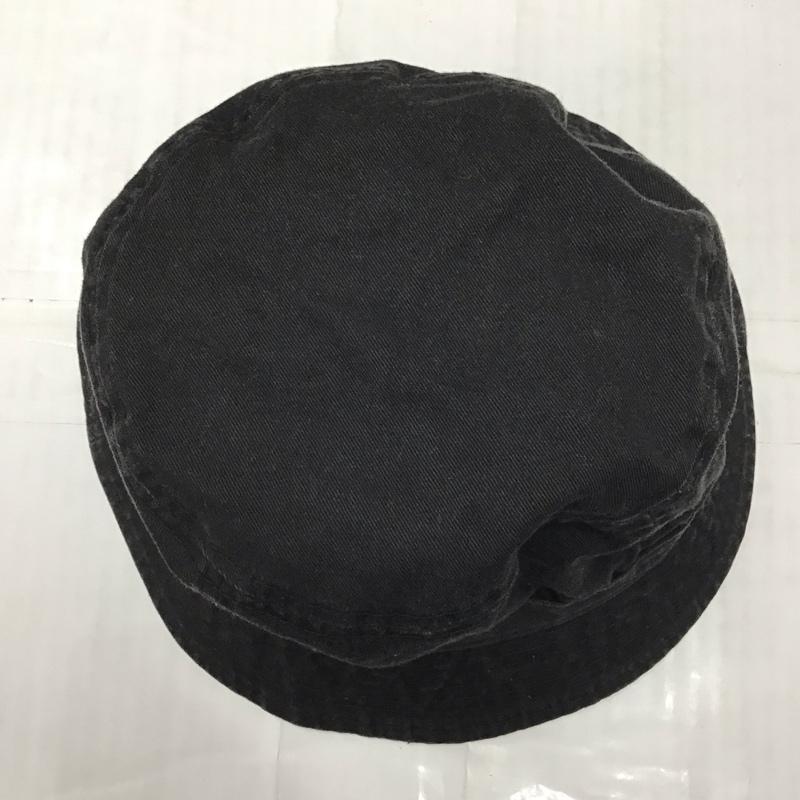 ニューエラ NEW ERA 帽子 ハット バケットハット バケハ ロゴ、文字 黒 / ブラック /  メンズ USED 古着 中古 10115676