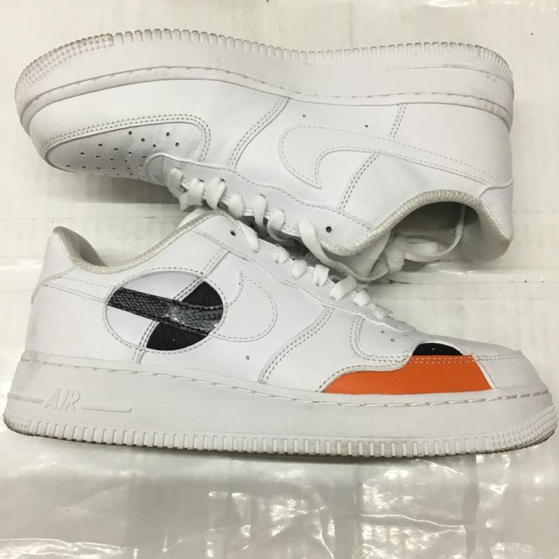 ナイキ NIKE スニーカー スニーカー FB1906 100 WMNS AIR FORCE 1 07 LX 27.5cm 箱有 27.5cm ロゴ、文字 白 / ホワイト /  メンズ USED 古着 中古 10111963