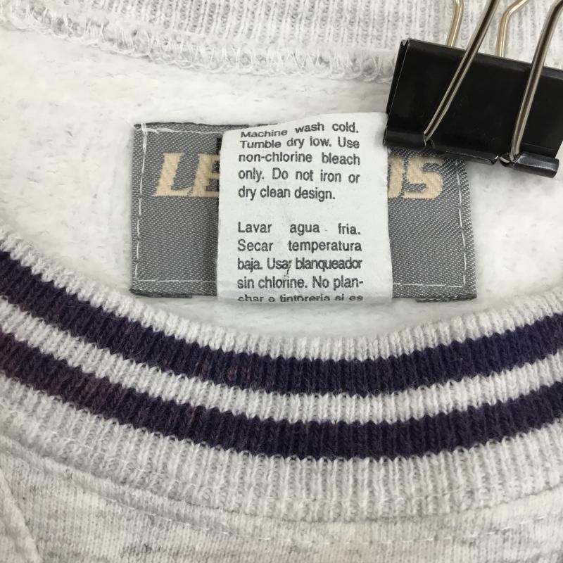ユーズドクロージング used clothes トレーナー 長袖 LEGENDS　FedEx　Syracuse　college　sweatshirt　USA製 L ロゴ、文字 X プリント 灰 / グレー / X 橙 / オレンジ / X 紫 / パープル / X 緑 / グリーン /  メンズ USED 古着 中古 10124393