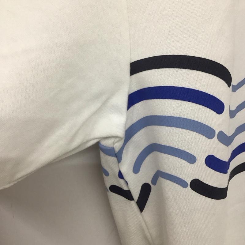 ヘリーハンセン HELLY HANSEN Tシャツ 半袖 he61908 S/Sウェーブティー プリントTシャツ 半袖カットソー XL プリント 白 / ホワイト /  メンズ USED 古着 中古 10139272