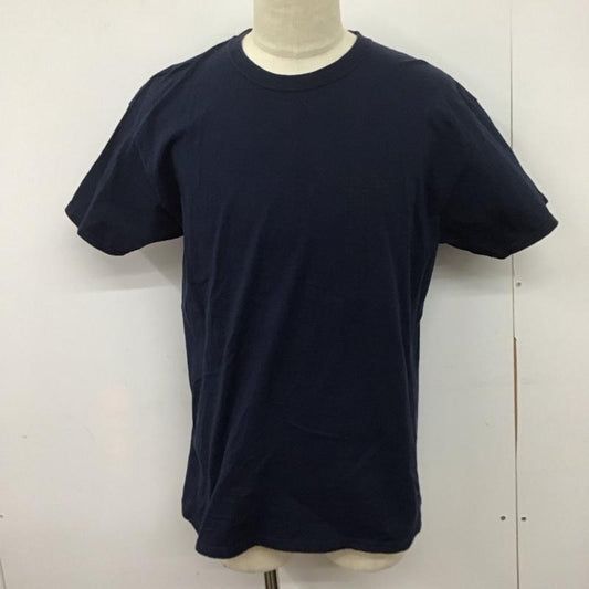 ゴッドセレクショントリプルエックス GOD SELECTION XXX カットソー 半袖 半袖カットソー プリントTシャツ クルーネックカットソー L 無地 紺 / ネイビー /  メンズ USED 古着 中古 10126524