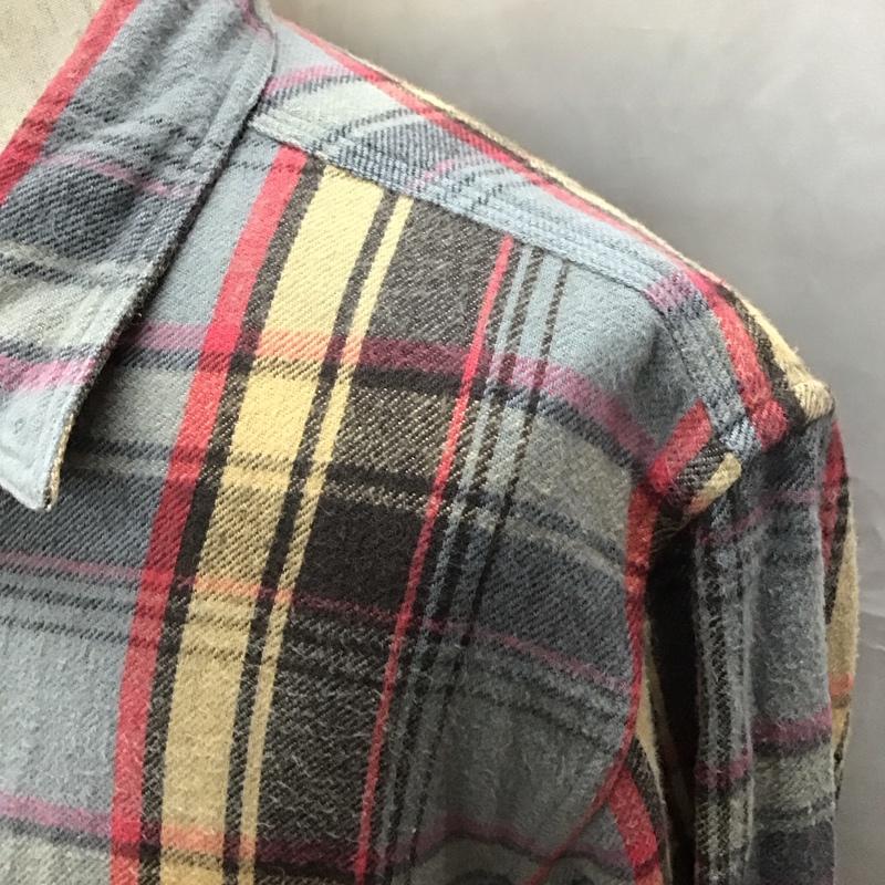 ショット schott シャツ、ブラウス 長袖 長袖シャツ カラーシャツ ポケットシャツ 長袖カットソー チェックシャツ XL チェック マルチカラー / マルチカラー /  メンズ USED 古着 中古 10116289