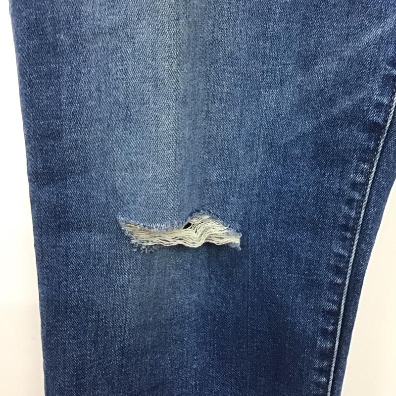 ジーユー GU パンツ デニム、ジーンズ 321-351032 UNDERCOVER スリムダメージジーンズ XL ダメージ加工 青 / ブルー /  メンズ USED 古着 中古 10107060