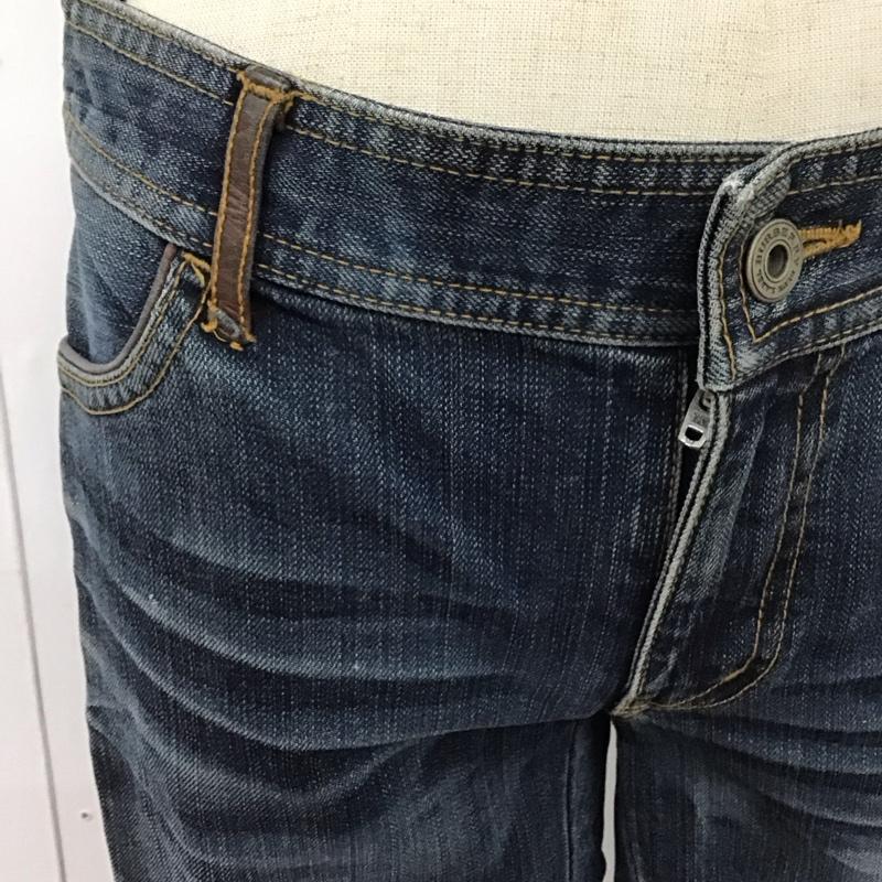 バーバリーブルーレーベル BURBERRY BLUE LABEL パンツ デニム、ジーンズ FQ510-252-30 レースアップ 36 無地 青 / ブルー /  レディース USED 古着 中古 10117249