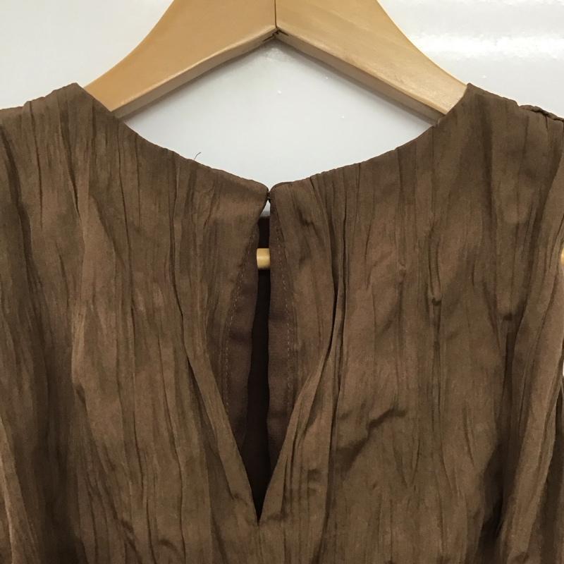 ザラ ZARA タンクトップ タンクトップ S 無地 茶 / ブラウン /  レディース USED 古着 中古 10144044