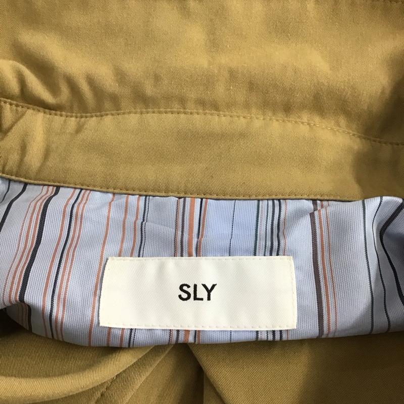 スライ SLY コート トレンチコート 030BSY30-0290 オーバートレンチロングコート FREE 無地 ベージュ / ベージュ /  レディース USED 古着 中古 10143082