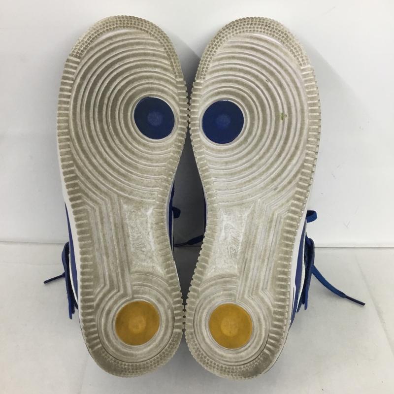 ナイキ NIKE スニーカー スニーカー DR9513 400 AIR FORCE 1 MID 07 LV8 27cm 箱有 27.0cm ロゴ、文字 青 / ブルー / X 白 / ホワイト /  メンズ USED 古着 中古 10131951