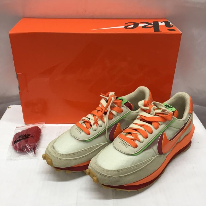 ナイキ NIKE スニーカー スニーカー DH1347 100 LD WAFFLE SACAI CLOT 27.5cm 箱有 27.5cm ロゴ、文字 ベージュ / ベージュ / X 橙 / オレンジ / X ボルドー / ボルドー / X 薄緑 / ライトグリーン /  メンズ USED 古着 中古 10109553