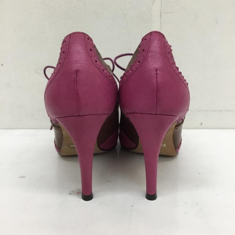 コールハーン COLE HAAN パンプス パンプス NIKEAIR US：6  茶 / ブラウン / X 桃 / ピンク /  レディース USED 古着 中古 10119968