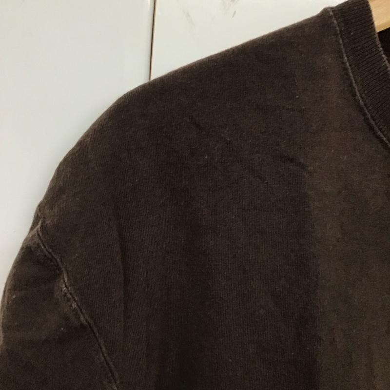カーハート Carhartt Tシャツ 半袖 L 無地 茶 / ブラウン /  メンズ USED 古着 中古 10128515