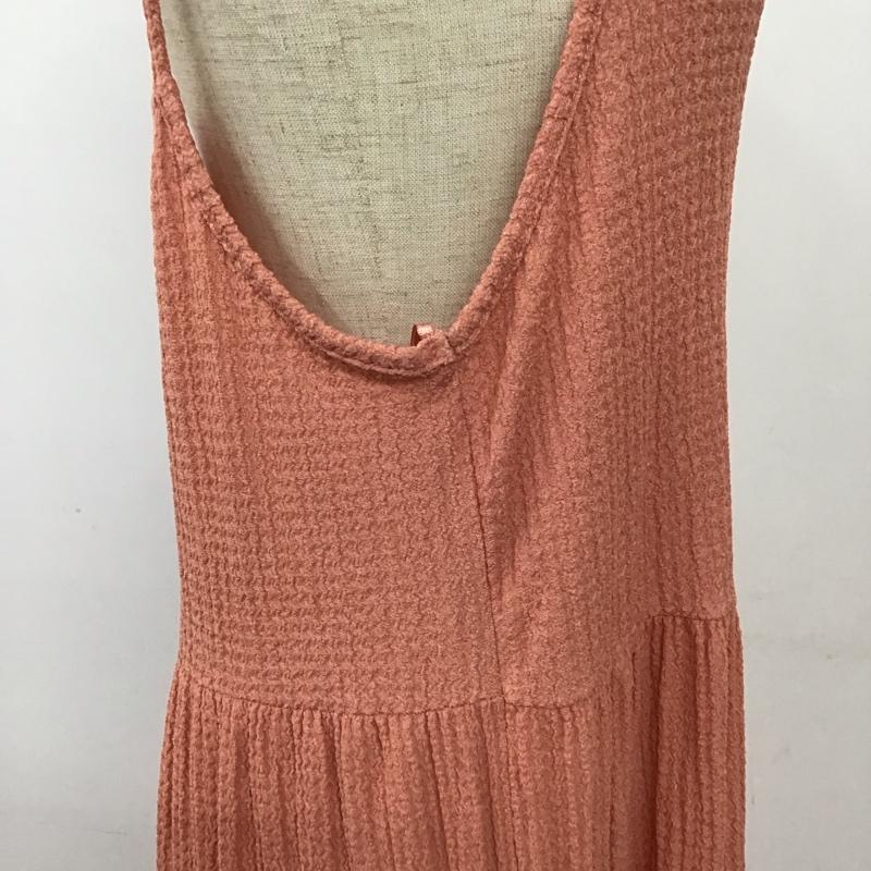 ザラ ZARA ワンピース ロングスカート 1165 183 679 キャミワンピ ティアード L 無地 桃 / ピンク /  レディース USED 古着 中古 10113505