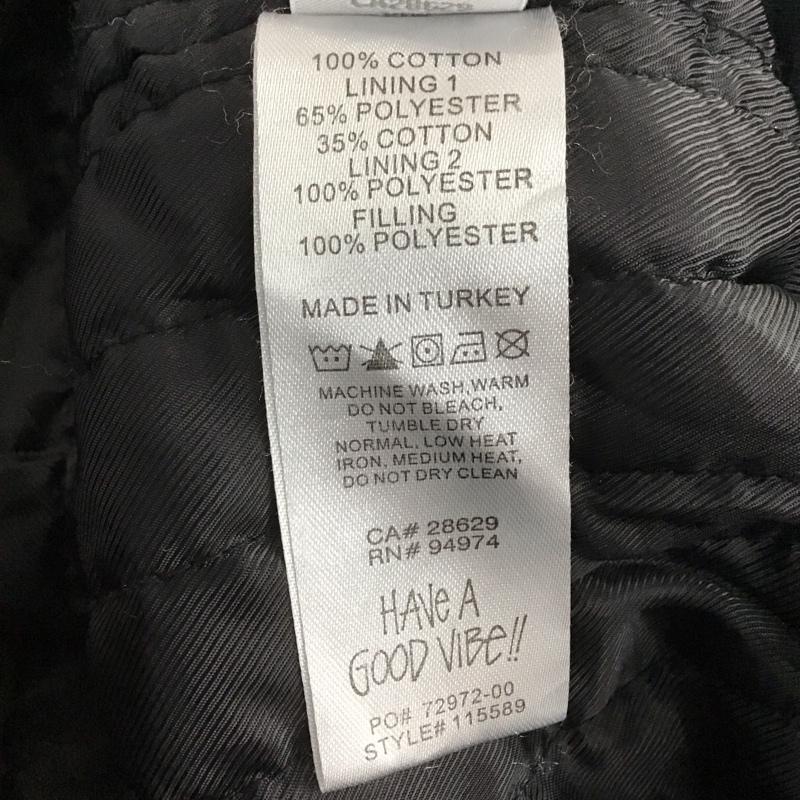 ステューシー STUSSY ジャケット、上着 ジャンパー、ブルゾン L 無地 X ロゴ、文字 黒 / ブラック /  メンズ USED 古着 中古 10124515
