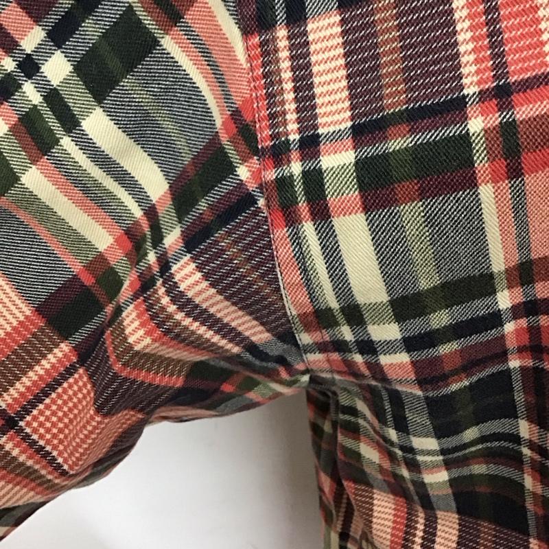 古着 USED シャツ、ブラウス 長袖 長袖シャツ チェックシャツ カラーシャツ ボタンダウンシャツ L チェック マルチカラー / マルチカラー /  メンズ USED 古着 中古 10126273