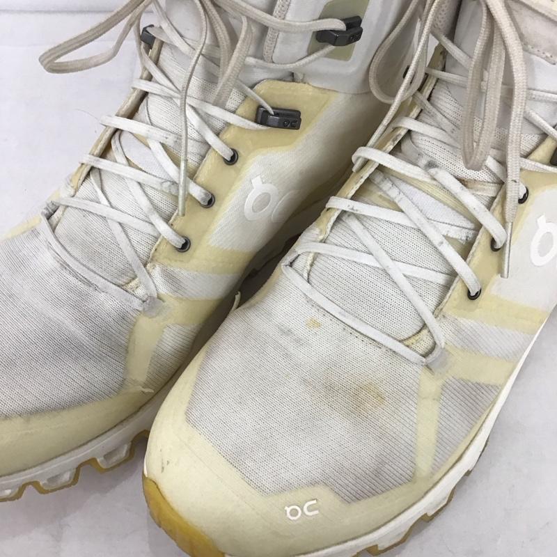 オン On スニーカー スニーカー CLOUDROCK Mid Waterproof 防水ハイキングブーツ UK9 US：9.5 ロゴ、文字 白 / ホワイト /  メンズ USED 古着 中古 10135370