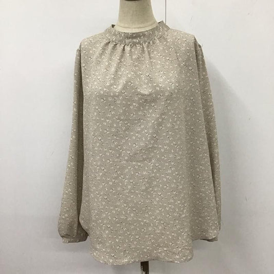 サマンサモスモス Samansa Mos2 シャツ、ブラウス 長袖 fld-1708892 長袖シャツ プリントシャツ ブラウス FREE プリント ベージュ / ベージュ /  レディース USED 古着 中古 10115736